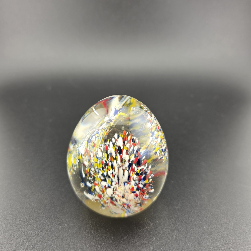 Colorful Glass Paperweight